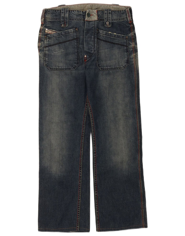 Женские прямые джинсы Diesel W29 L28, синий хлопок