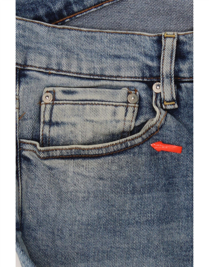 Мужские узкие джинсы Zara, размер 42, большие W32 L31, синие