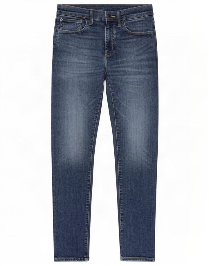Мужские узкие джинсы Levi's W31 L32 синие, хлопок