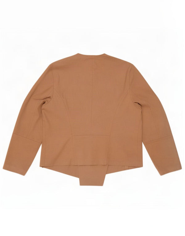 Женский открытый кардиган Marks & Spencer UK 18 XL, бежевый полиэстер