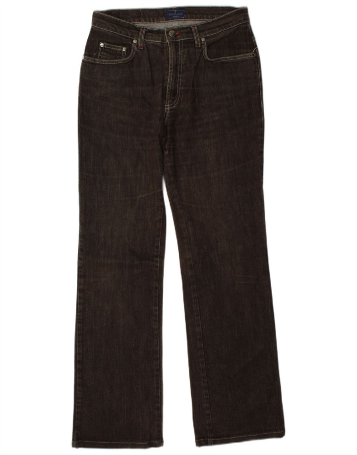 Мужские прямые джинсы TRUSSARDI W29 L31 коричневые, хлопок