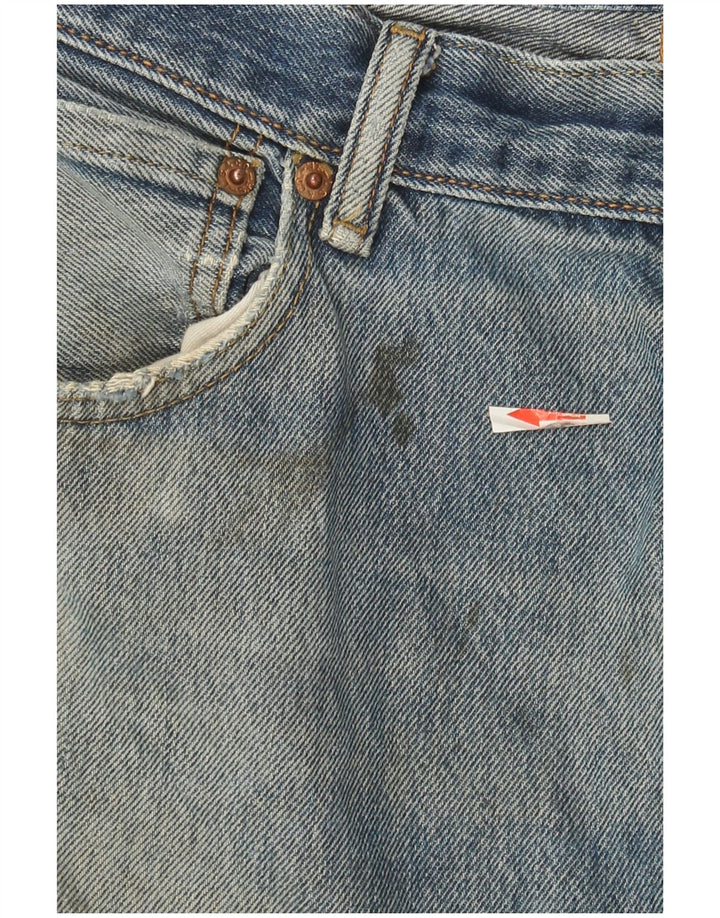 Мужские прямые джинсы Levi's 501 W36 L29 синие, хлопок