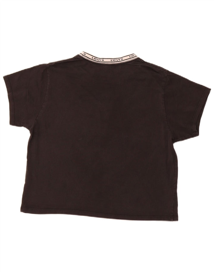 Женская футболка с рисунком LEVI'S Top UK 14 Medium Black