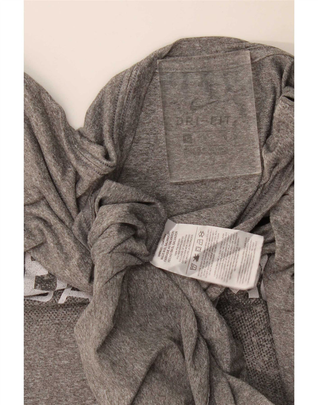 Мужская футболка Nike Dri Fit с графическим рисунком, большой серый полиэстер с крапинками