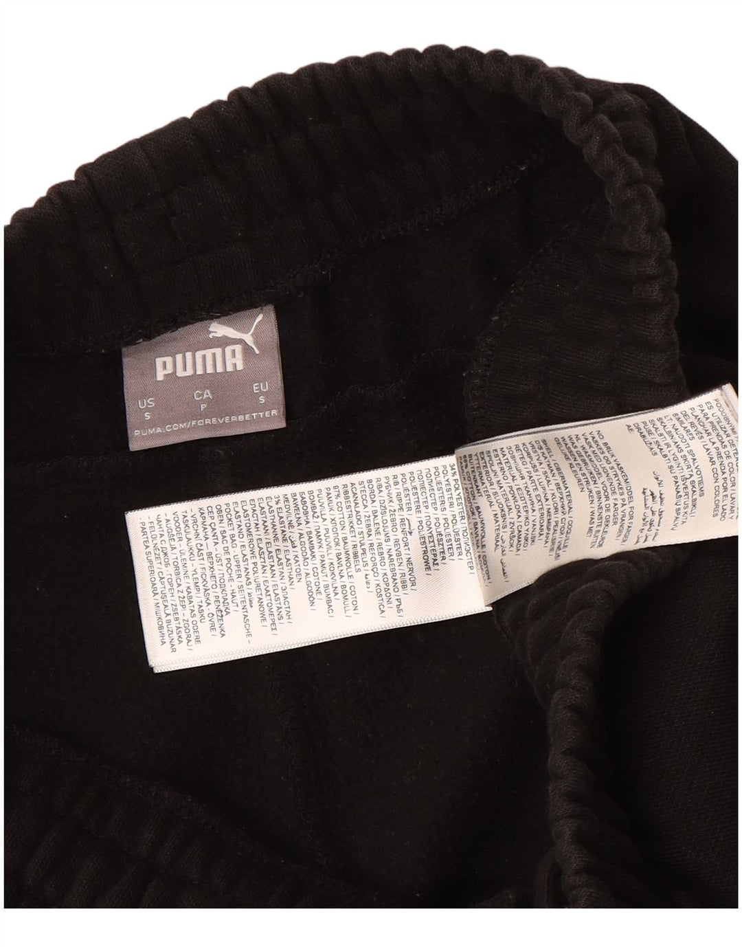 Мужские спортивные брюки Puma, маленькие черные хлопковые брюки для бега