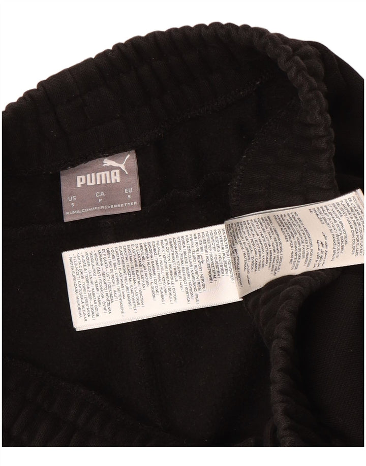 Мужские спортивные брюки Puma, маленькие черные хлопковые брюки для бега