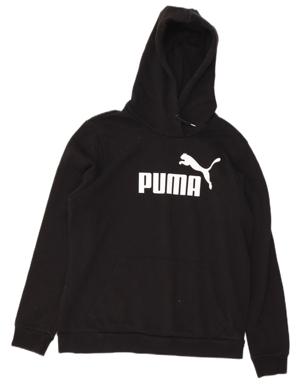 Женский джемпер с капюшоном PUMA UK 16, большой, черный, хлопок