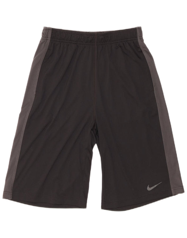 Спортивные шорты Nike Dri Fit для мальчиков 13–14 лет, XL, черный полиэстер