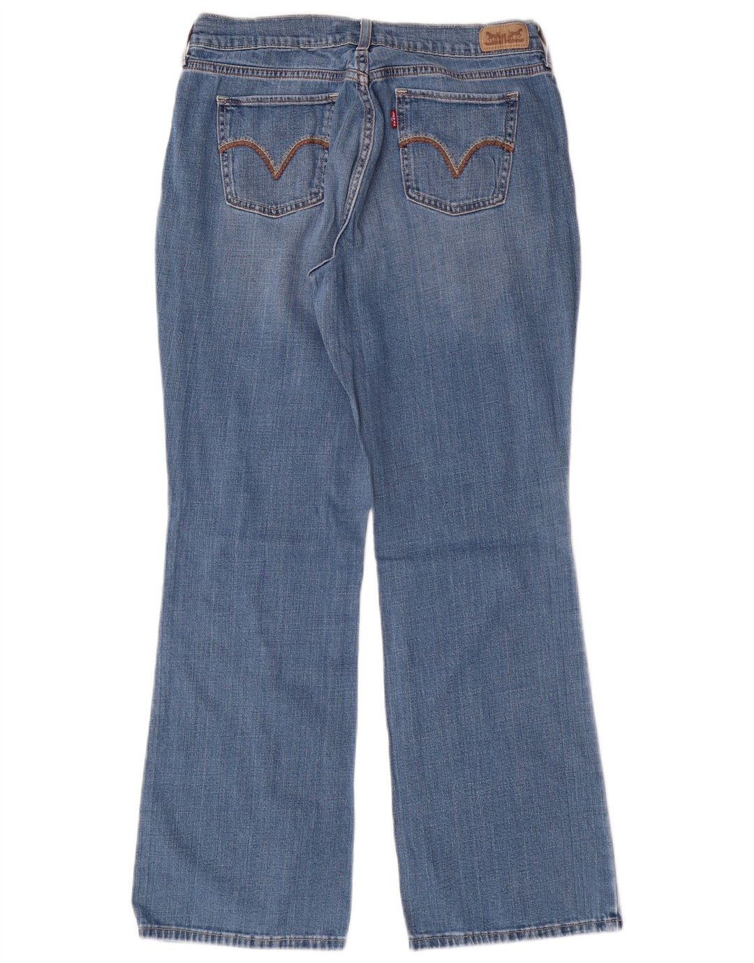 Женские джинсы Levi's 515 Bootcut, размер США 10, большие размеры W30 L32, синие классические хлопковые джинсы