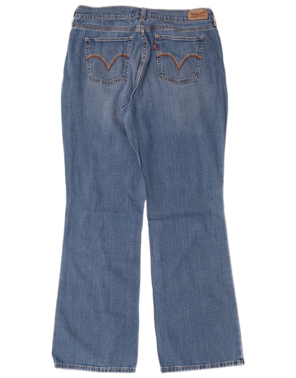 Женские джинсы Levi's 515 Bootcut, размер США 10, большие размеры W30 L32, синие классические хлопковые джинсы