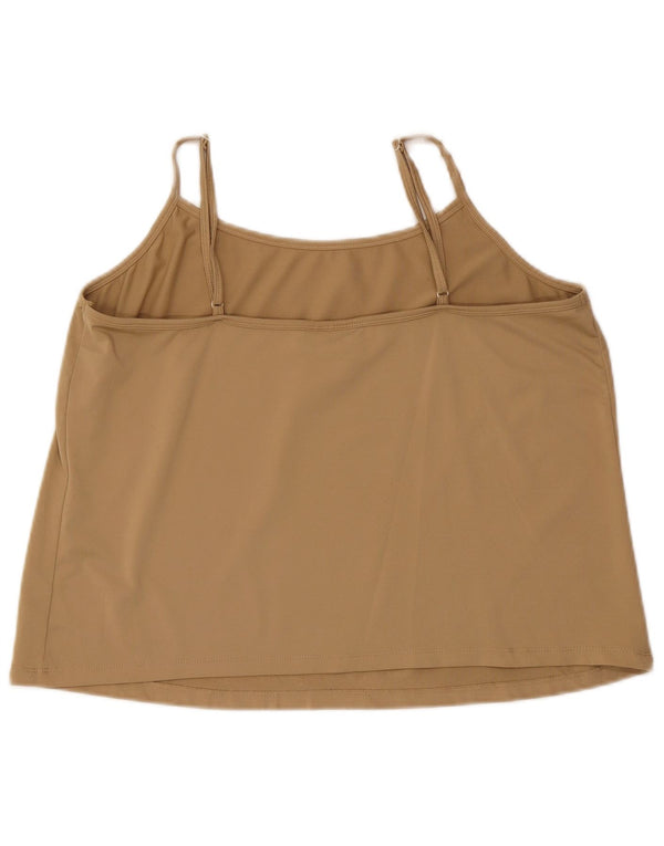 Женский топ на бретельках Bryant UK 18/20 XL, бежевый полиэстер