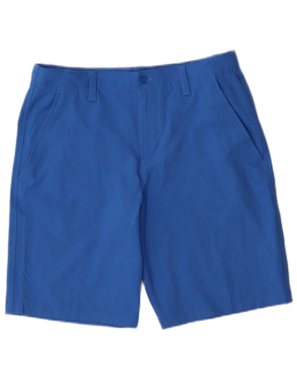 Шорты-чиносы Under Armour для мальчиков 11–12 лет, большие, W28, синие, полиэстер