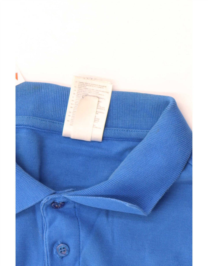 Мужская рубашка-поло Adidas 2XL, синяя, хлопок