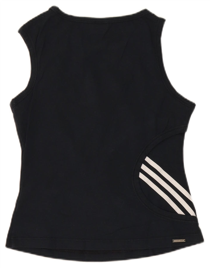 Женский жилет Adidas Top UK 10, маленький черный хлопок