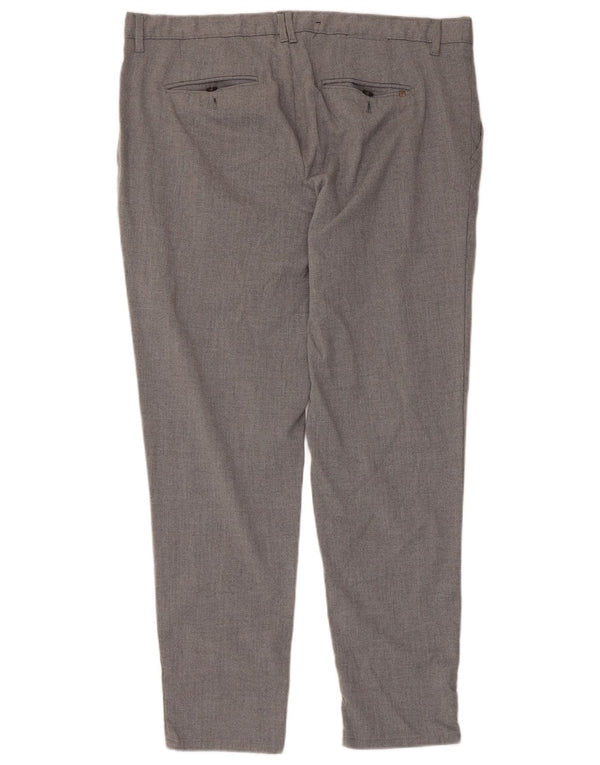 Мужские узкие брюки-чиносы Zara EU 48 XL W38 L28, серый полиэстер