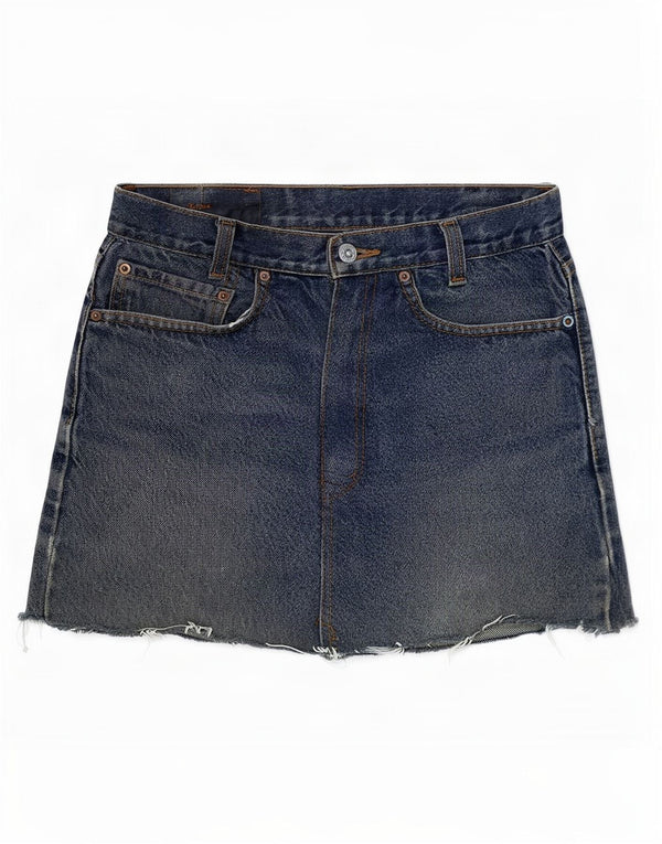 Женская джинсовая юбка Levi's 505 W30, средний синий