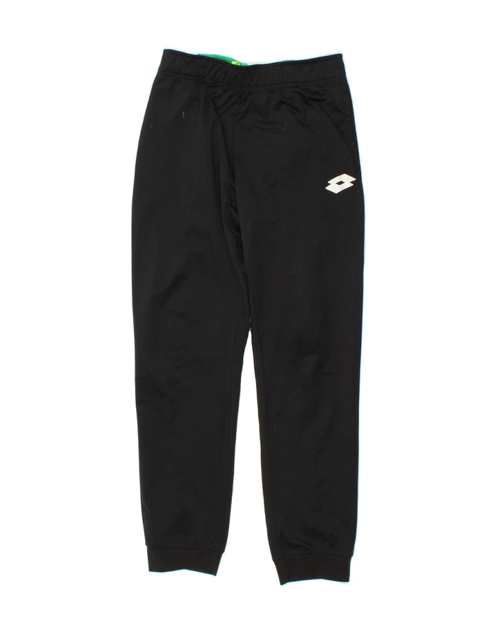 LOTTO Mens Tracksuit Trousers Joggers Medium  Black Vintage Lotto and Second-Hand Lotto from Messina Hembry 