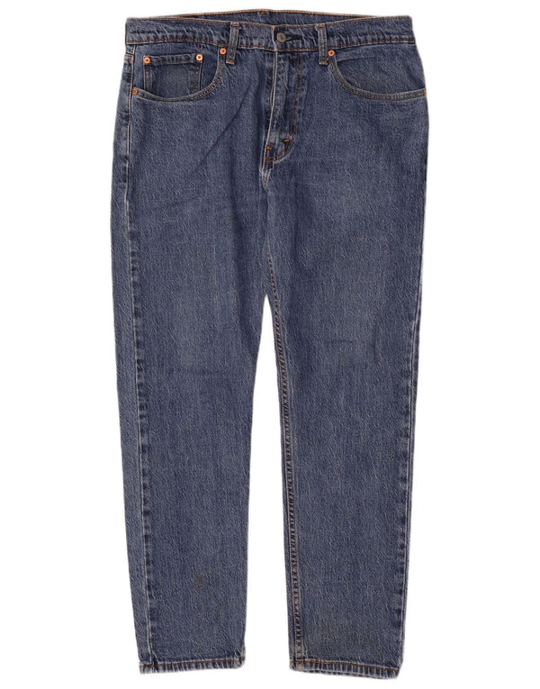 Мужские зауженные джинсы Levi's 502 Hi-Ball W34 L30, синий хлопок