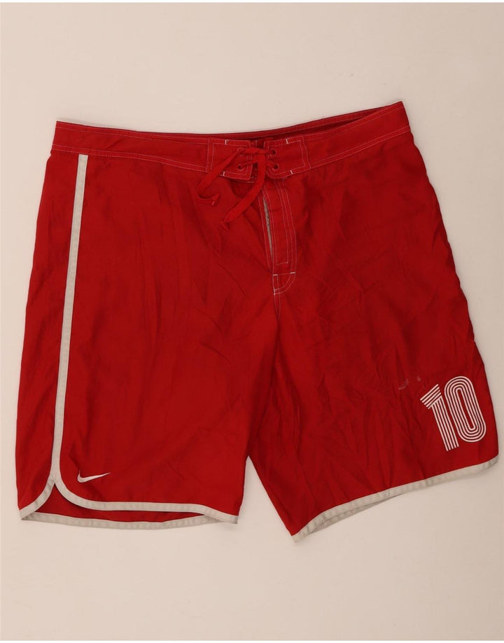 Мужские купальники с рисунком Nike XL, красный полиэстер