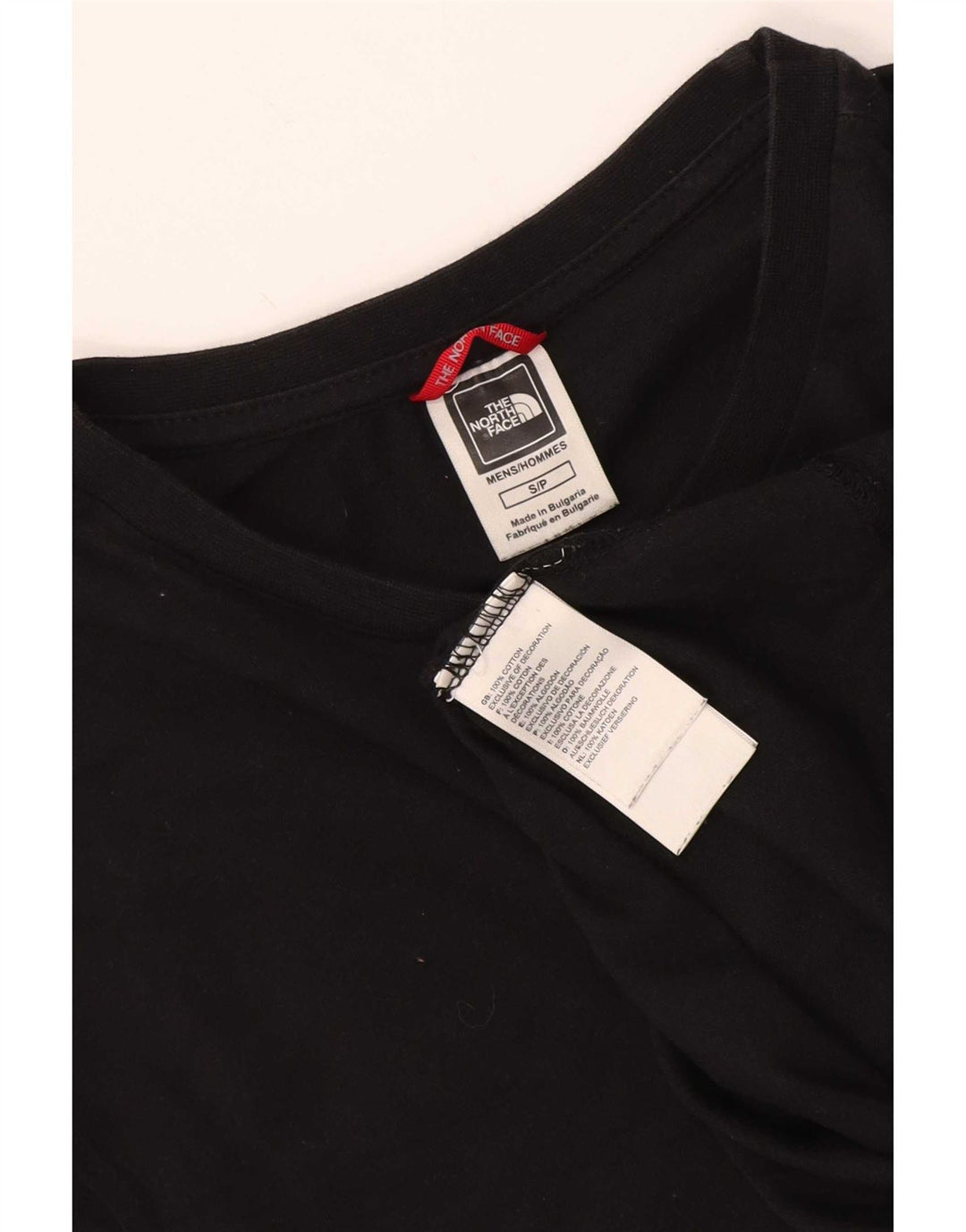 Мужская футболка The North Face, маленький черный хлопковый топ