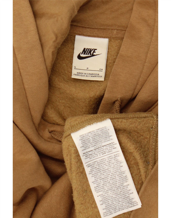 Мужской джемпер с капюшоном Nike, маленький бежевый, хлопок