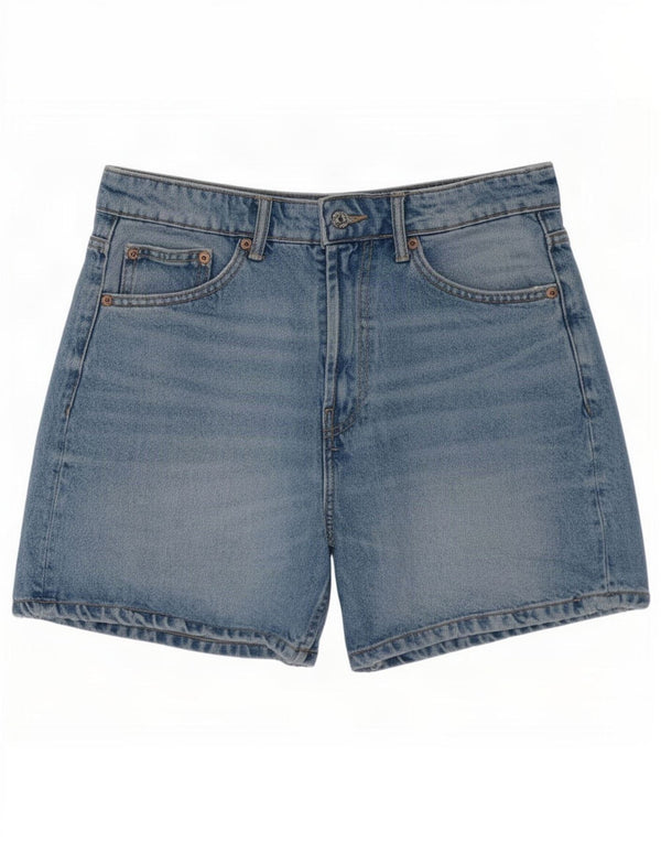 Женские джинсовые шорты Zara EU 38, маленькие W28, синие, хлопок