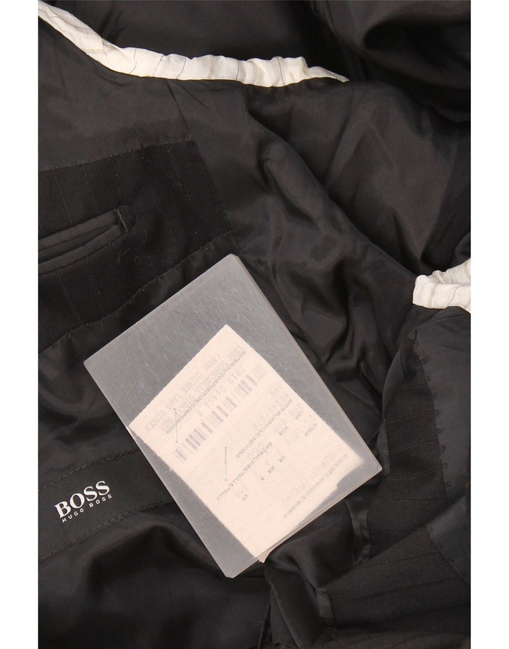Мужской пиджак с 2 пуговицами HUGO BOSS EU 50, большая черная полоска