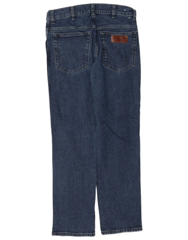 Мужские прямые джинсы Wrangler Texas W32 L30 темно-синие, хлопок