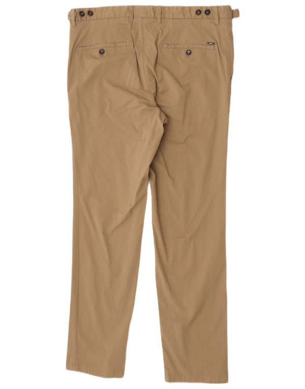 Мужские брюки-чинос Hugo Boss W38 L32 цвета хаки, хлопок