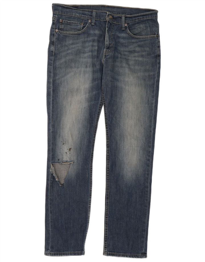 Мужские узкие джинсы Levi's W34 L32 Синие