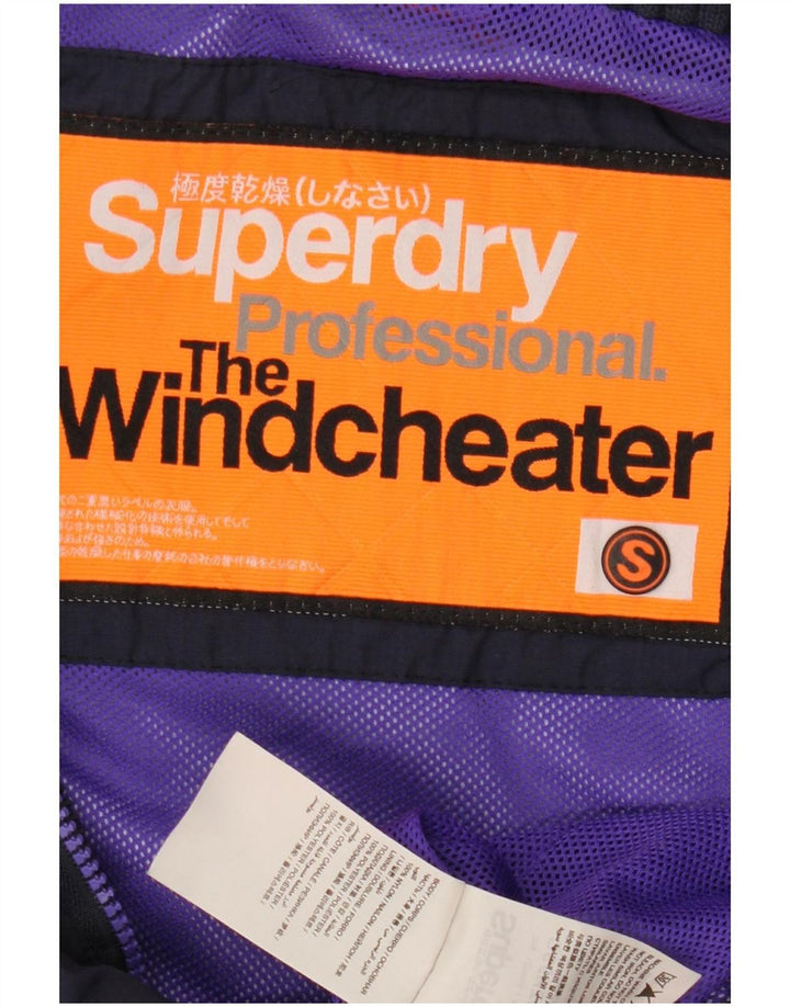 Женская ветровка Superdry The Windcheater UK 10, маленькая темно-синяя