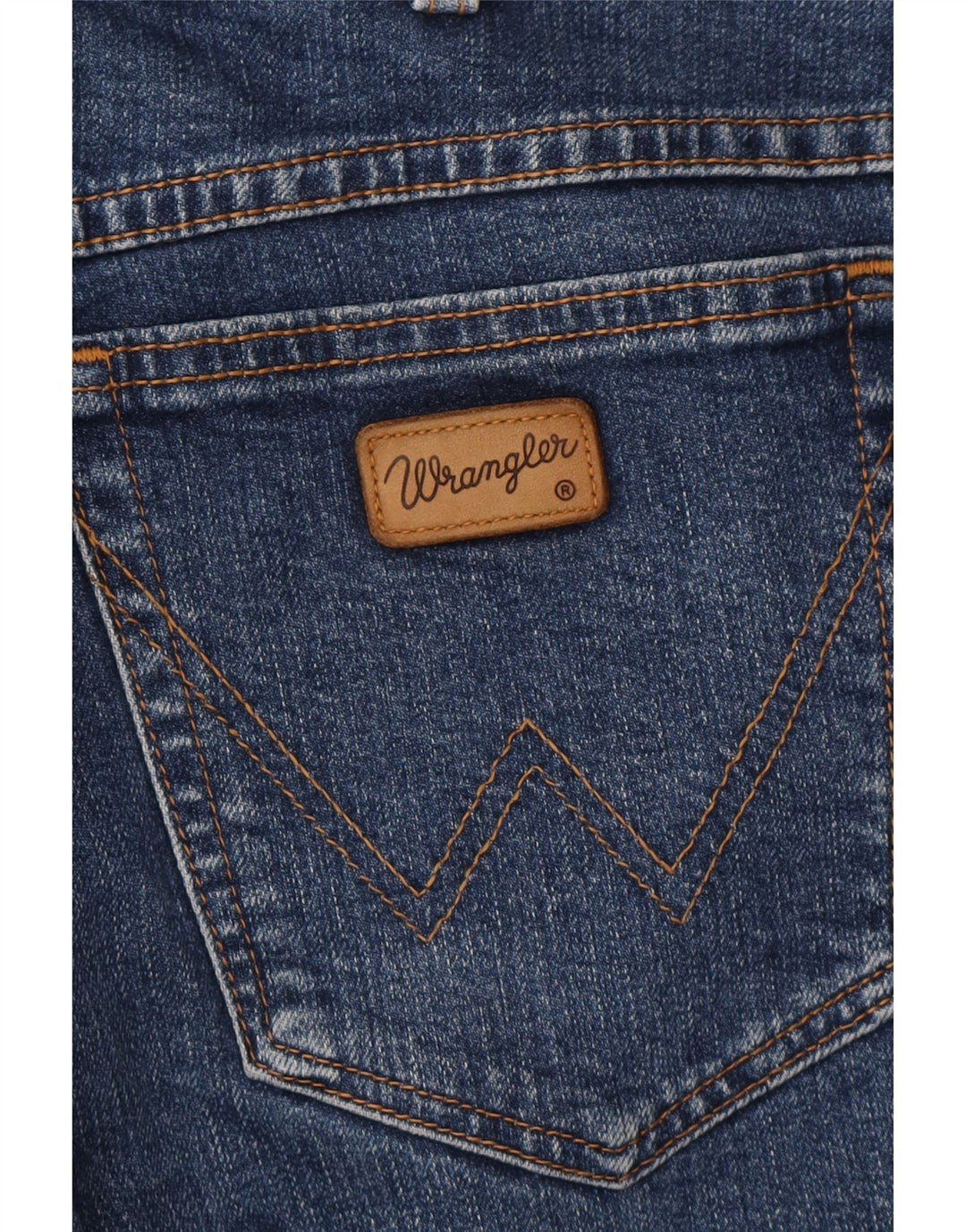 Джинсы мужские прямые WRANGLER W34 L30 синие, хлопок