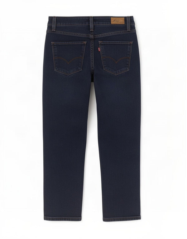Женские джинсы-капри Levi's Demi Curve US 2 XS W26 L21 Темно-синие, хлопок