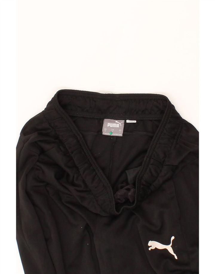 PUMA Mens Tracksuit Trousers Small  Black Vintage Puma and Second-Hand Puma from Messina Hembry 