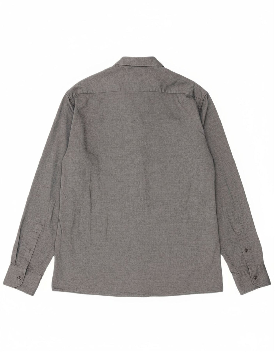 HUGO BOSS Mens Regular Fit Shirt Size 42 Large Grey Cotton