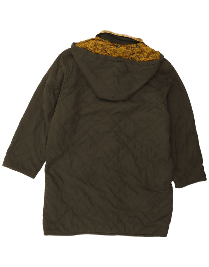 Мужской стеганый дафлкот с капюшоном Blue Notes IT 52 XL Зеленый полиэстер