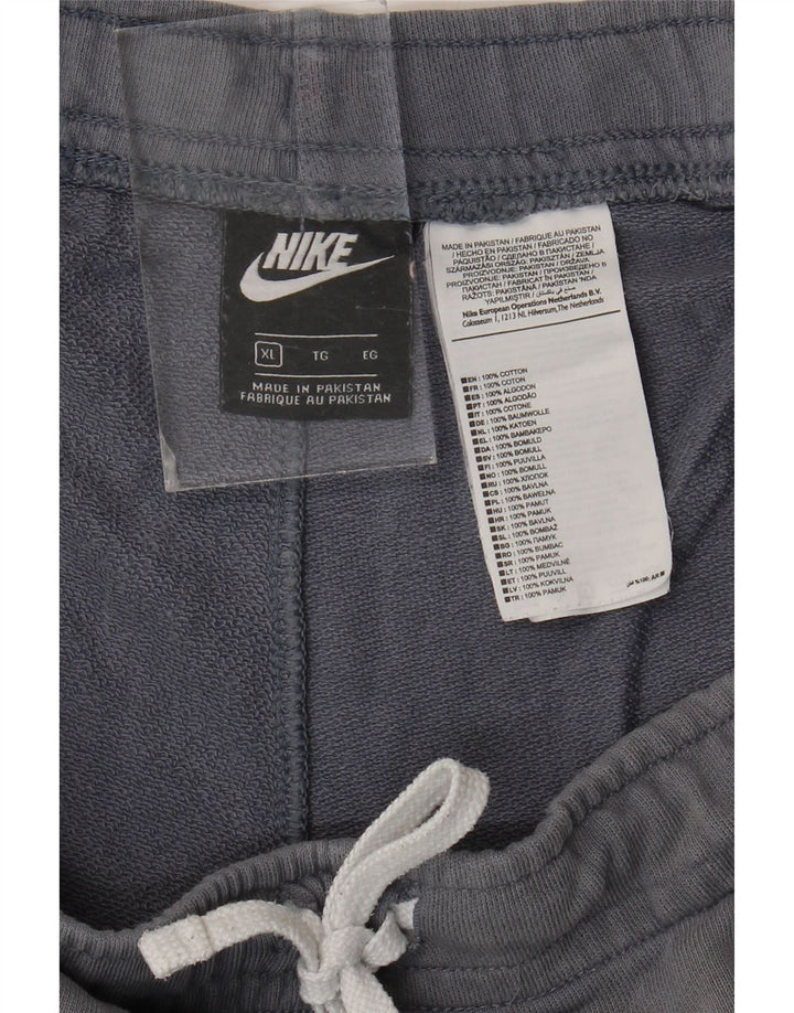 Мужские спортивные шорты с рисунком Nike XL, серые, хлопок