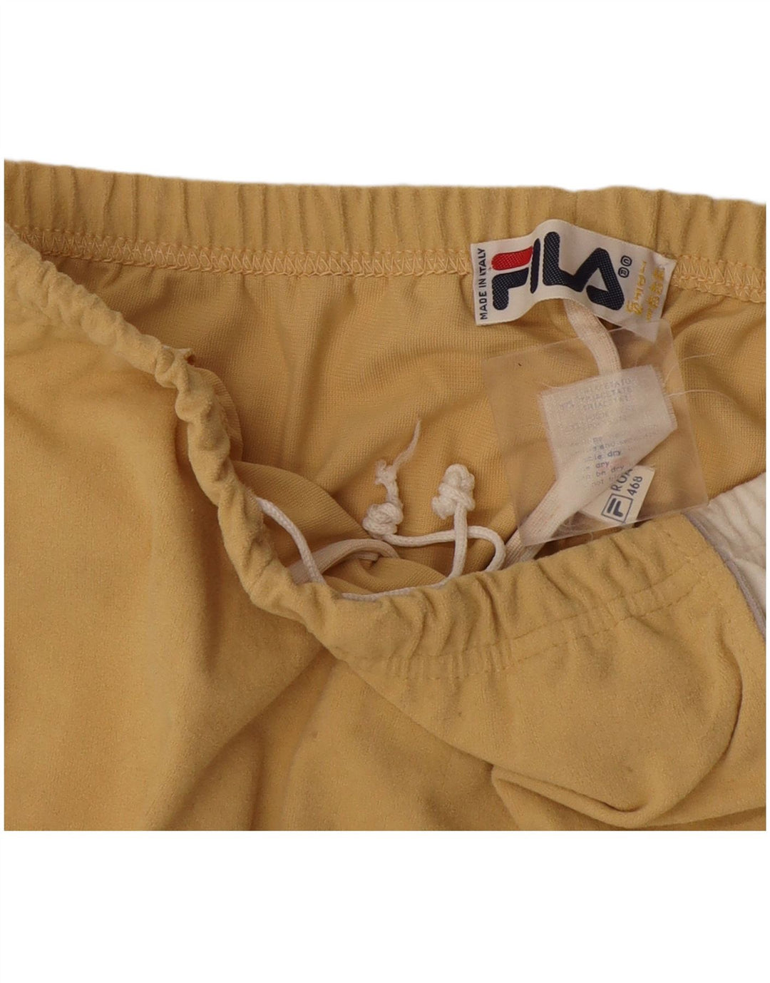 Fila Женские спортивные брюки IT 44 Средний желтый с цветными блоками Триацетат