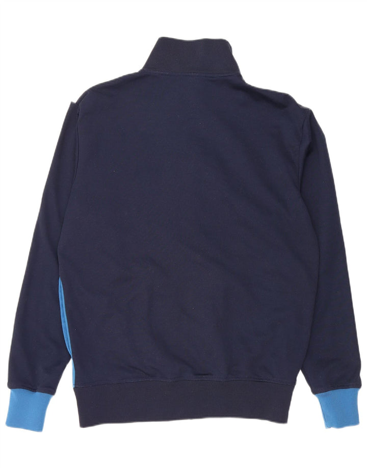 Мужской спортивный костюм Ellesse, верхняя куртка, средний темно-синий, хлопок с цветными блоками