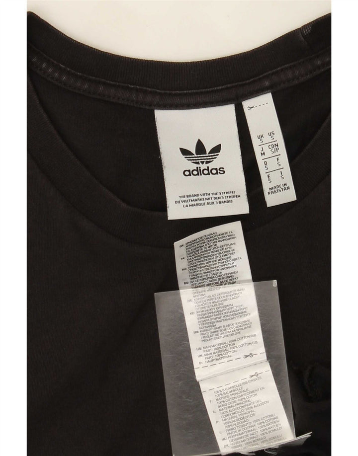 Adidas Мужская футболка Top Small Black Cotton