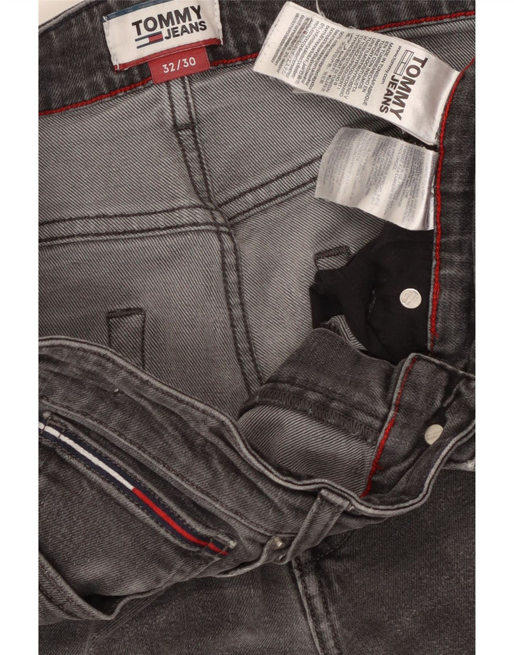 TOMMY HILFIGER Мужские джинсы Scanton Slim W32 L30 Серый хлопок