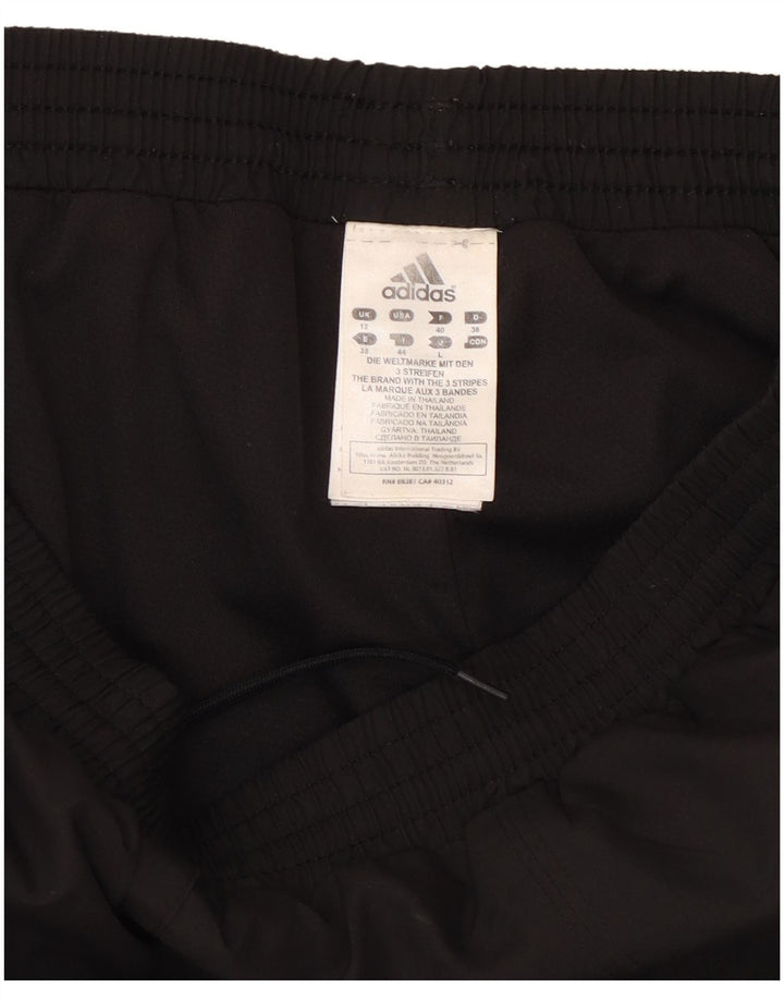 Женские спортивные брюки Adidas Climalite UK 12, средний черный полиэстер
