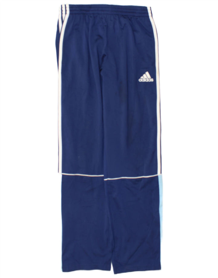 Мужские спортивные брюки Adidas UK 38/40, средний синий полиэстер