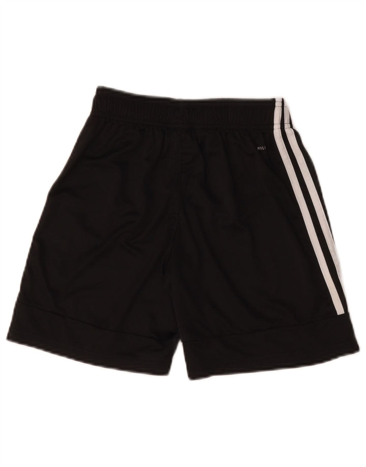 Спортивные шорты Adidas Climalite для мальчиков 11-12 лет, черный полиэстер