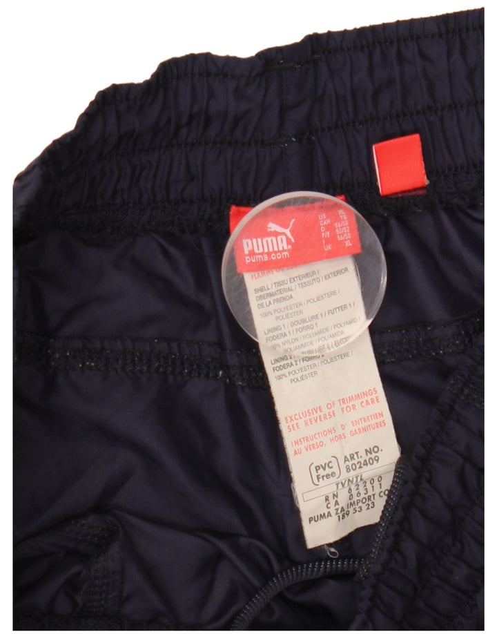 Мужские спортивные шорты-бермуды PUMA XL темно-синие из полиэстера