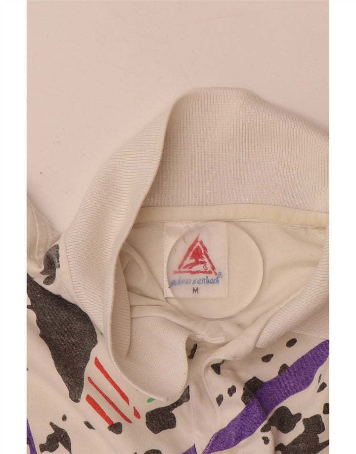 ВИНТАЖНАЯ рубашка-поло для мальчиков 15–16 лет, средний белый камуфляжный хлопок, хлопок