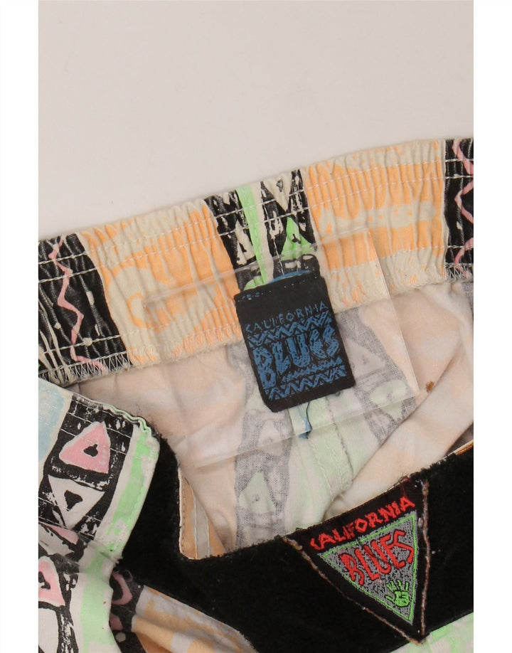 Женские зауженные брюки с высокой талией Blues W34 L31, разноцветные с геометрическим рисунком