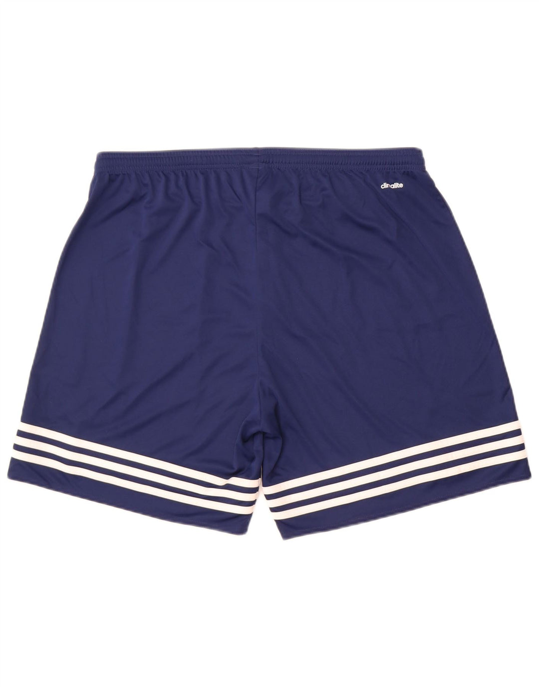 Мужские спортивные шорты Adidas Climalite XL, темно-синие полосатые полиэстер
