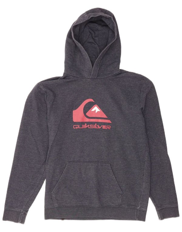 Джемпер с капюшоном Quiksilver для мальчиков 15–16 лет, темно-синий, хлопок, размер XL