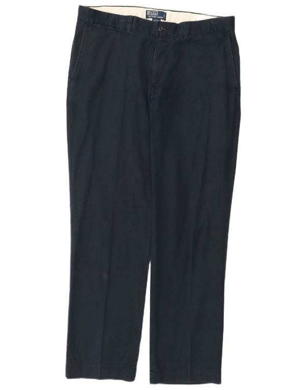Мужские прямые брюки чинос Polo Ralph Lauren W38 L32 темно-синие, хлопковые